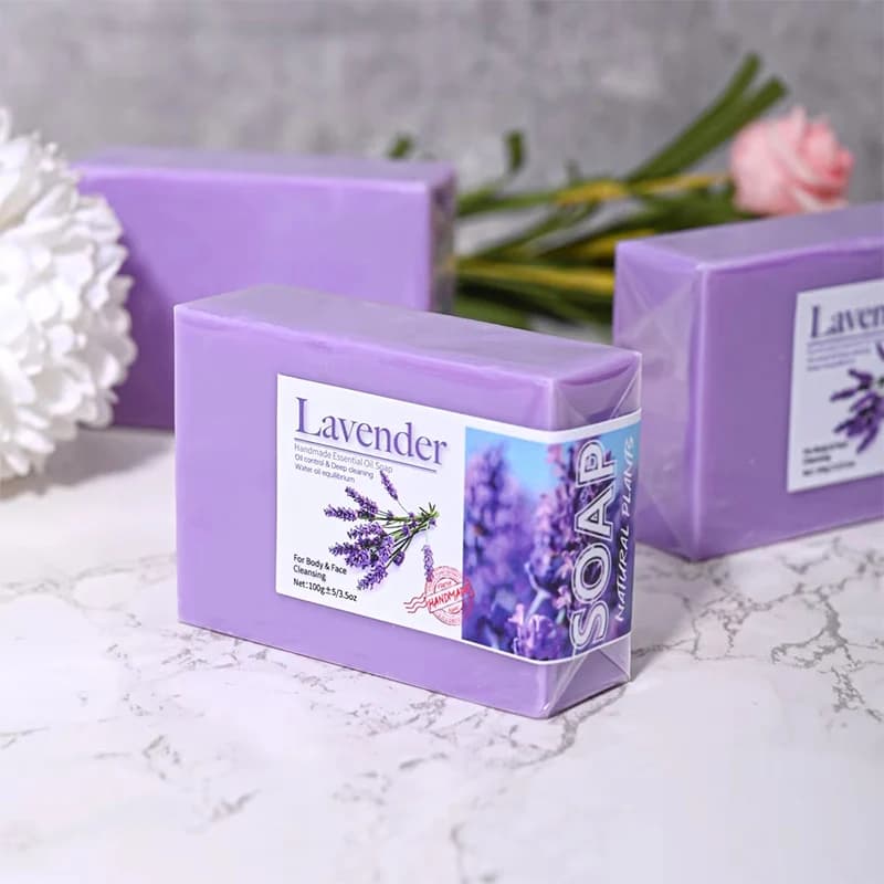 Barre de savon de douche à la lavande faite à la main