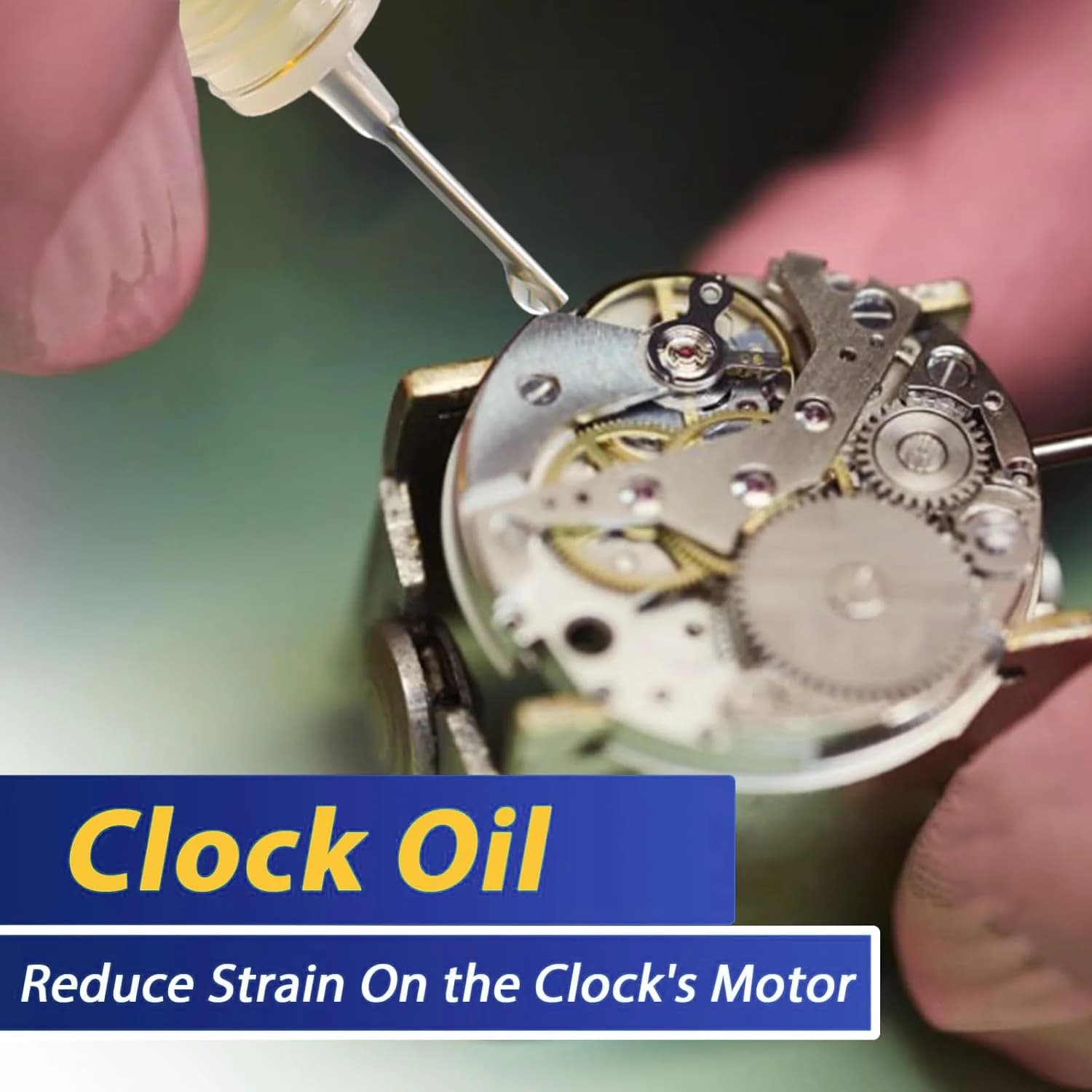 Huile d'horloges synthétique de qualité supérieure – Lubrification durable pour horloges anciennes et modernes – 60 ml avec applicateur de précision