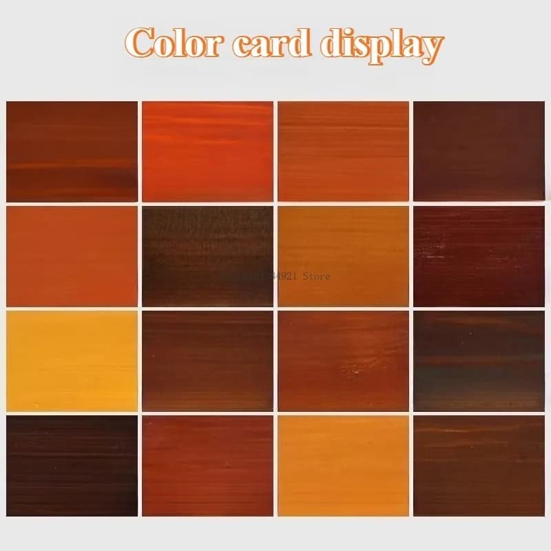 Pâte de couleur pour bois à base d'eau hautement concentrée 100 ml, peinture résistante au soleil pour la rénovation et la coloration des produits en bois