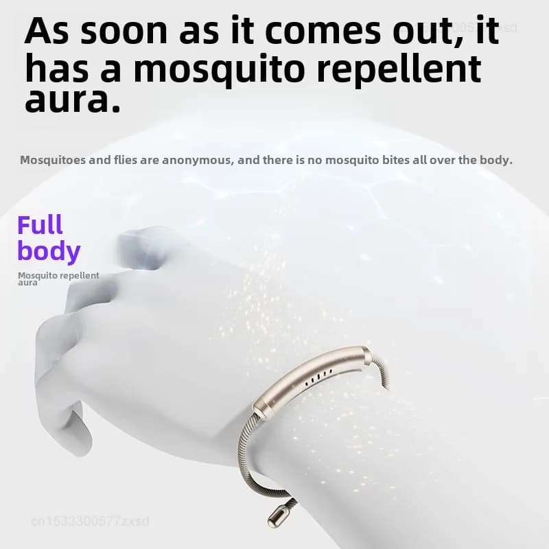 Bracelet anti-moustiques 2026 – Répulsif portable pour adultes