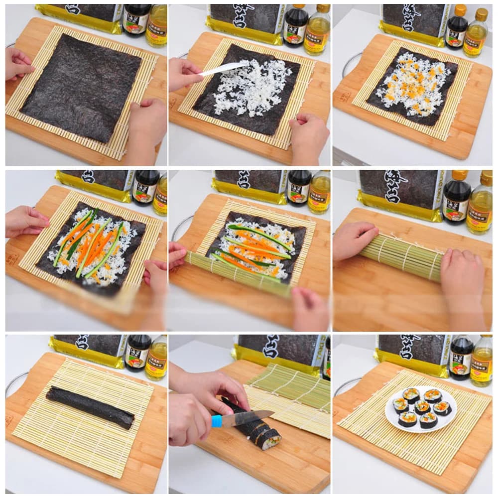 Tapis à Sushi en bambou