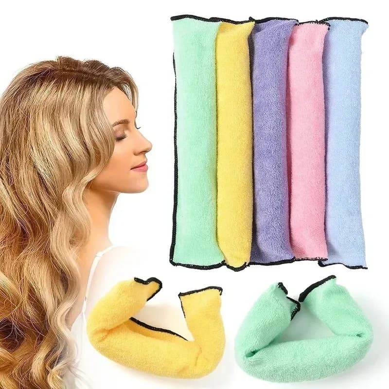 Bigoudis sans chaleur pour boucles paresseuses avec crochet
