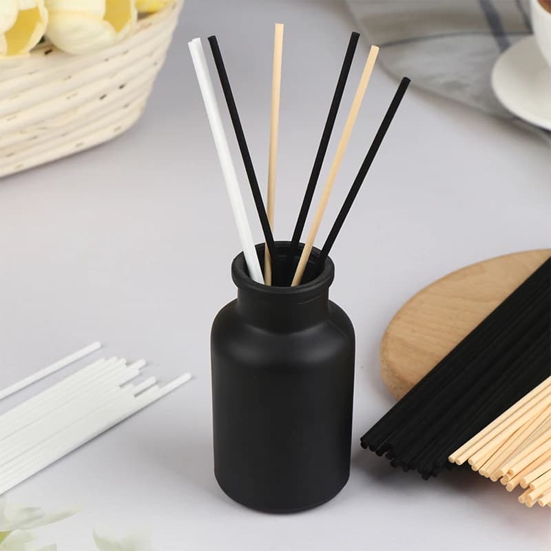 Bâtonnets diffuseurs en fibres épaisses, recharge de parfum, pour huiles aromatiques, décoration de la maison, 50 pièces/paquet
