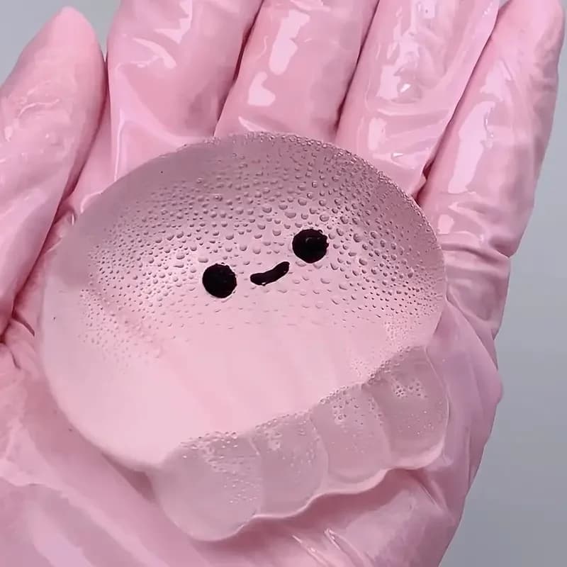Méduse transparente, Mini jouet à presser mignon et romantique, nouveauté Super amusante, cadeaux de fête à rebond lent, 1 pièce