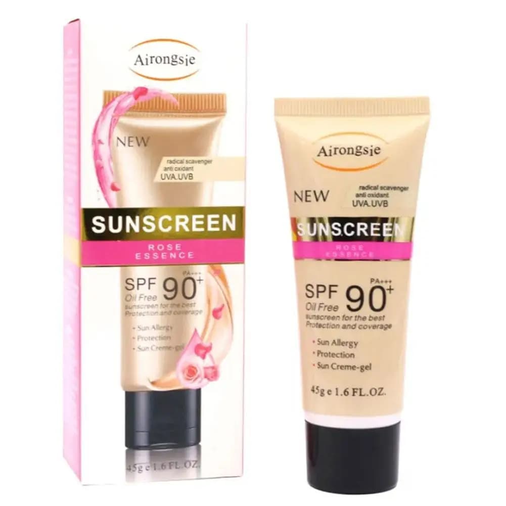 Crème solaire éventuelles F 90 + sans huile, 45g, hydratant, non collant, avec vitamines, N6G4