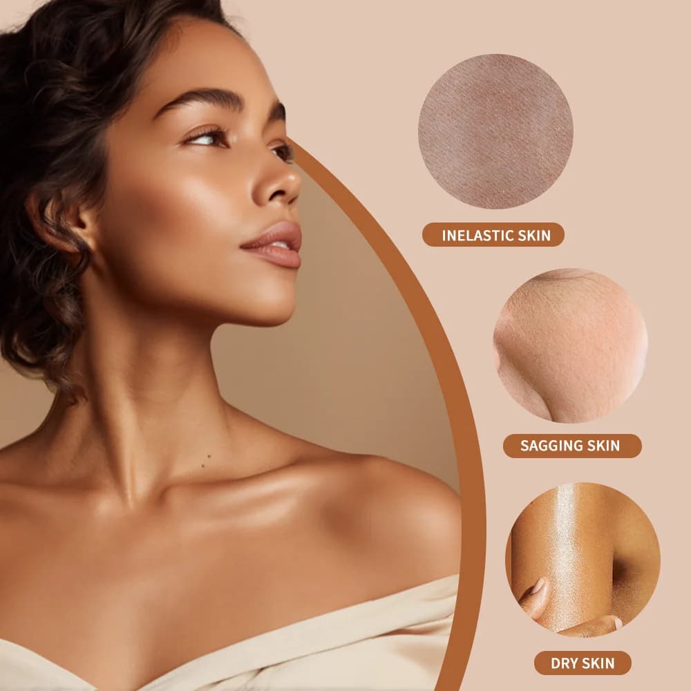 Lakerain beurre de cacao brillant huile pour le corps hydratant nourrissant