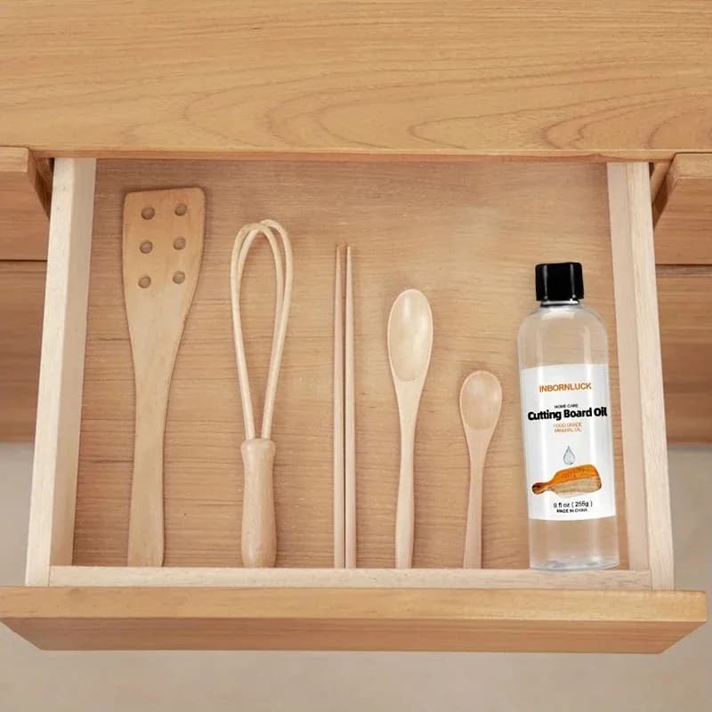 Huile minérale de qualité alimentaire pour planches à découper-après-shampooing en bois naturel et protection meubles en bois de bambou vaisselle planches à découper