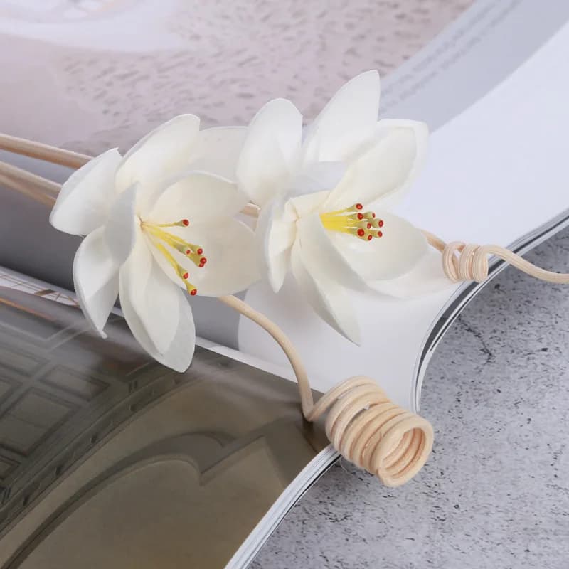 Bâtonnets de rechange pour diffuseur de roseau en forme de fleur