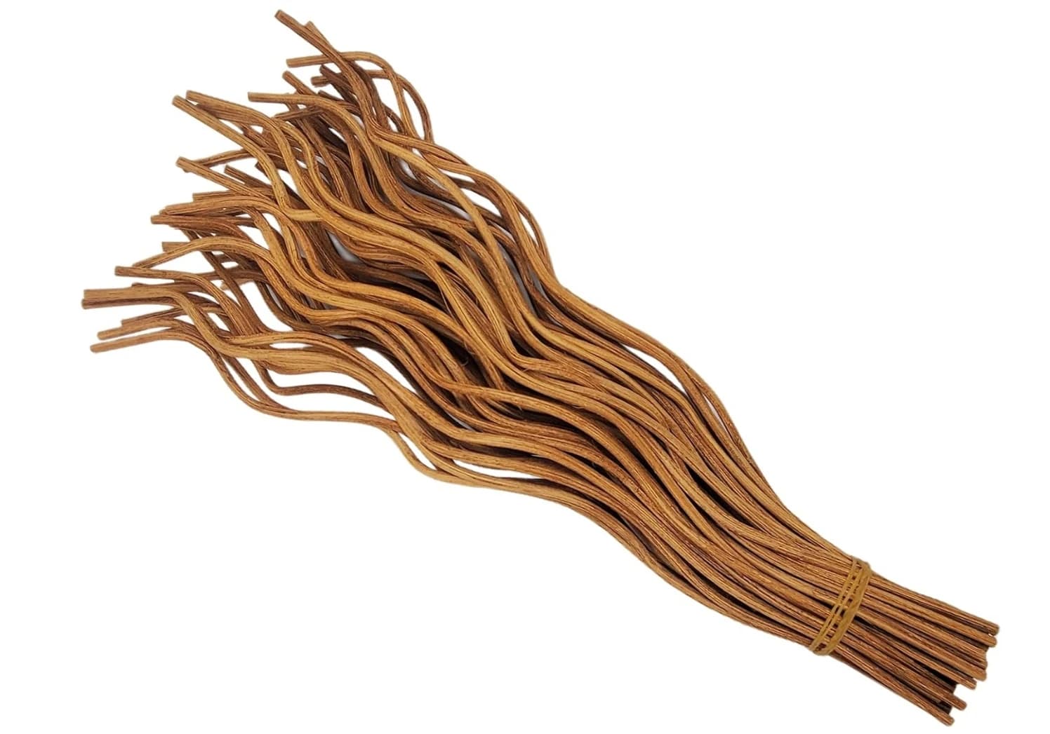 20 bâtonnets diffuseurs ondulés de 3 mm et 28 cm de long, pour parfums et huiles aromatiques, décoration d'intérieur, en rotin