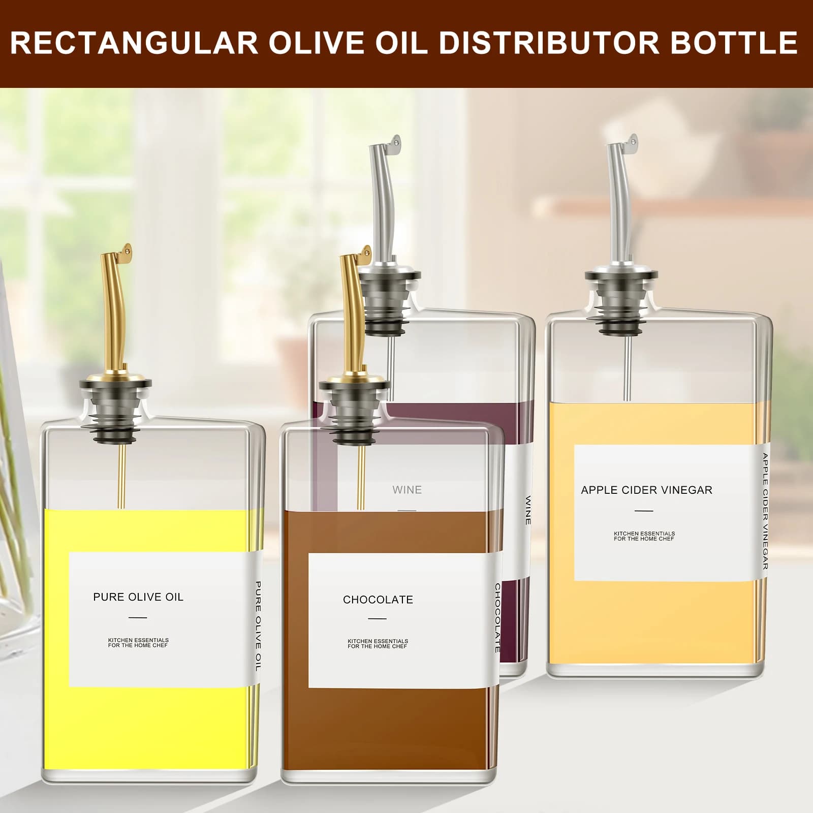 Bouteille distributrice d'huile d'olive de 500ml
