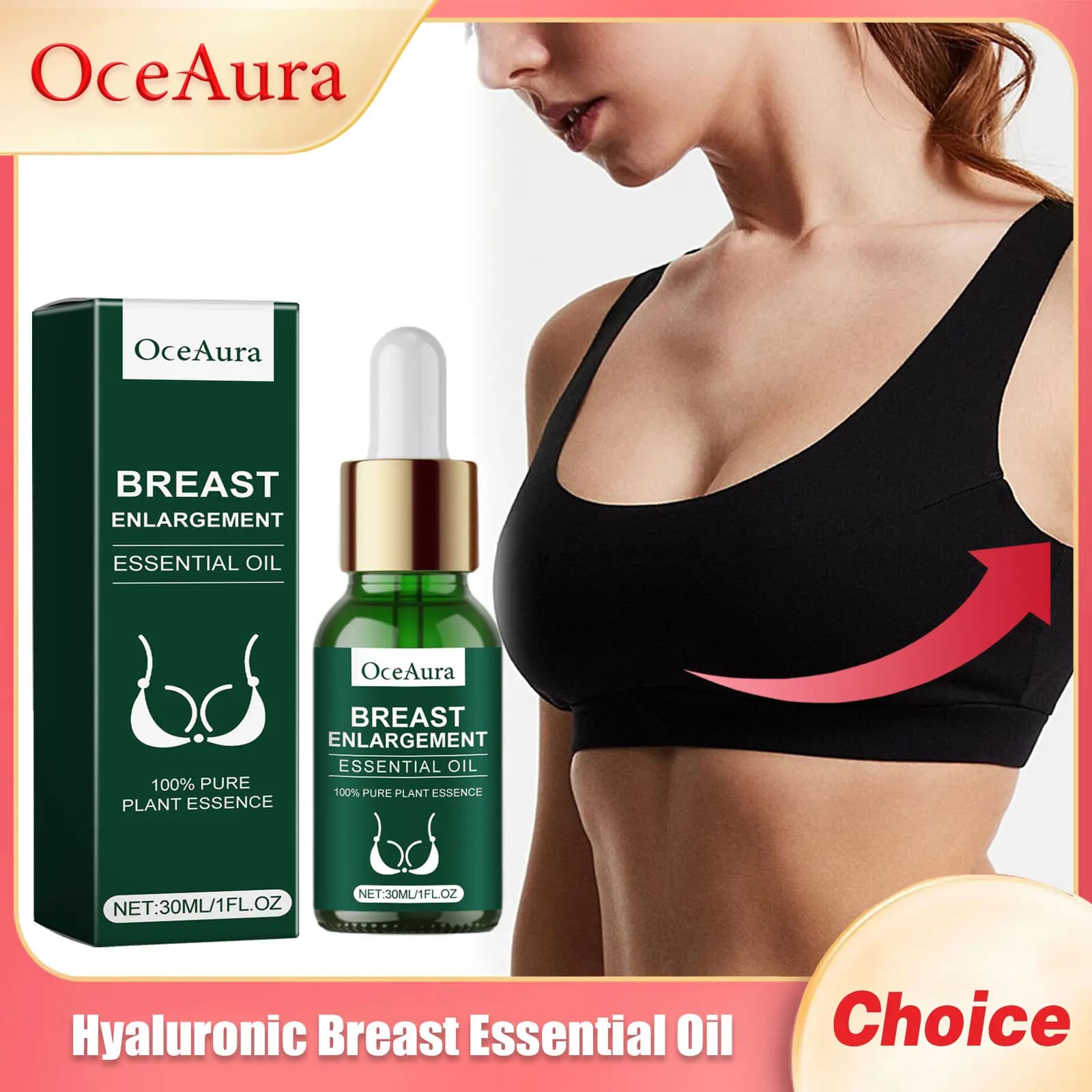 Huile essentielle de rose pour les seins