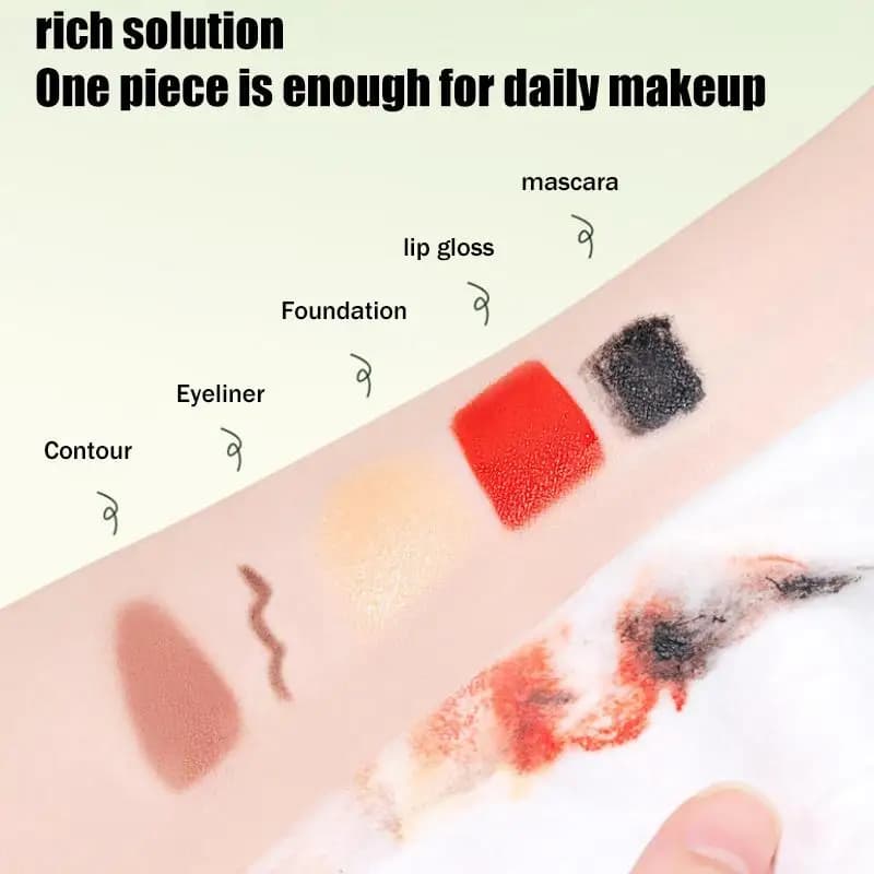 Lingettes démaquillantes parfumées à l'avocat, nettoyage en profondeur de la peau du visage, éliminent en douceur le maquillage, hypoallergéniques, hydratantes, pratiques pour les voyages