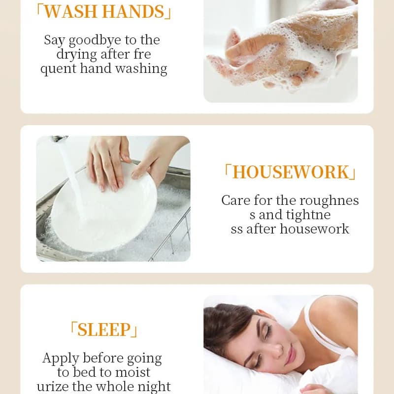 Crème pour les mains au noix de coco, 60g, Anti-séchage, fissures, nourrissante, hydratante, raffermissante, soins pour la peau des mains pour femmes