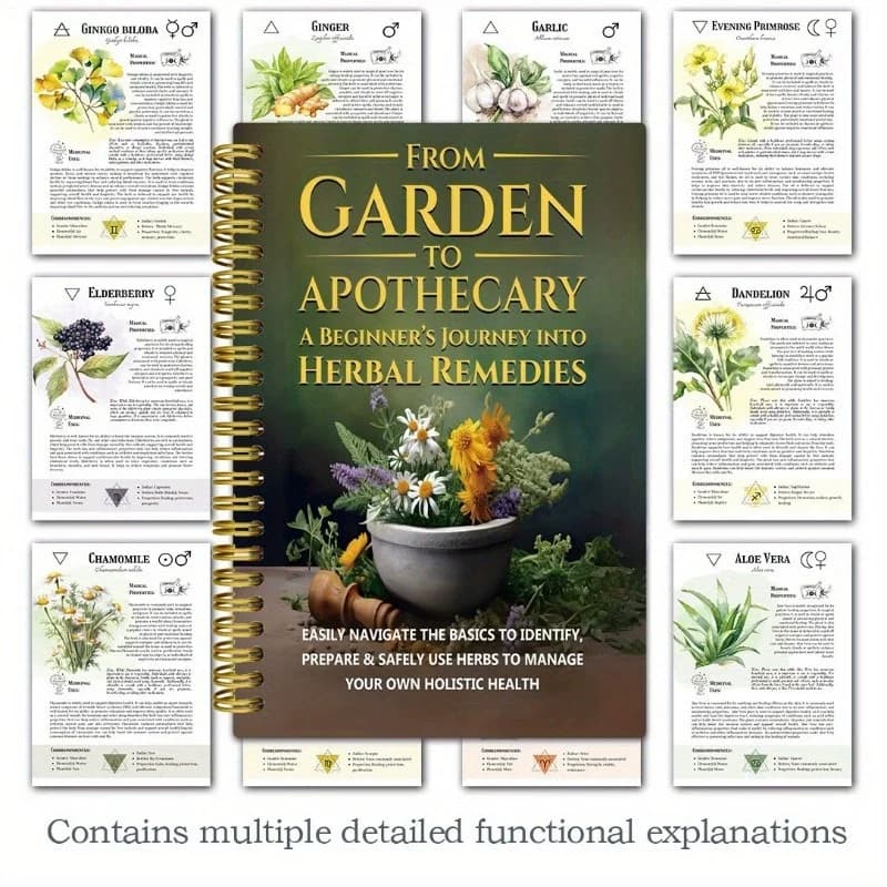 Livre de bien-être quotidien naturel et à base de plantes