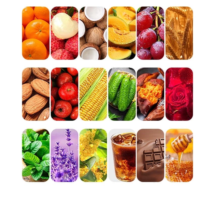 Huile essentielle naturelle aux saveurs de fruits