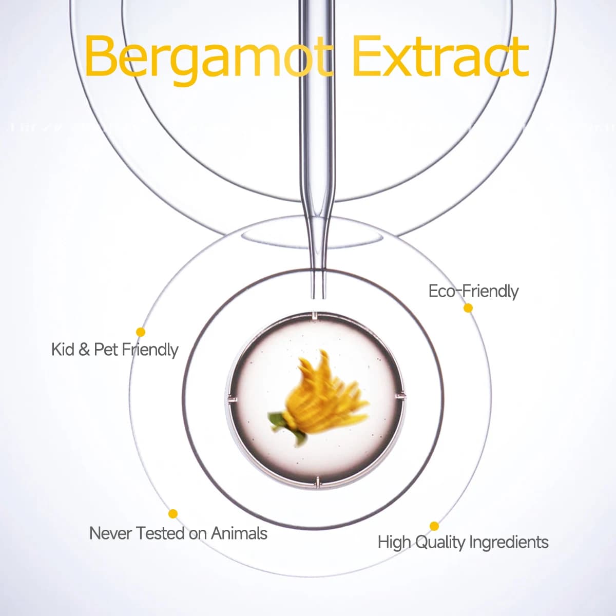 Huile de bergamote, huile essentielle de qualité supérieure pour soins capillaires, diffuseurs domestiques, peau, spas, massage et humidificateurs