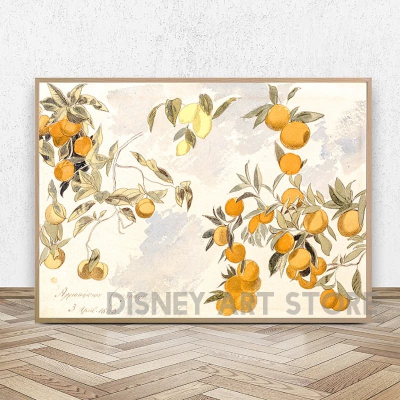 Peinture à l'huile de paysage Vintage d'été, affiches d'arbre de ferme, toile d'art de champ de fleurs imprimées, décor mural de galerie de pays
