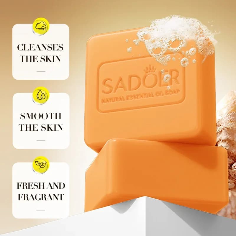 Savon à l'huile essentielle de gingembre