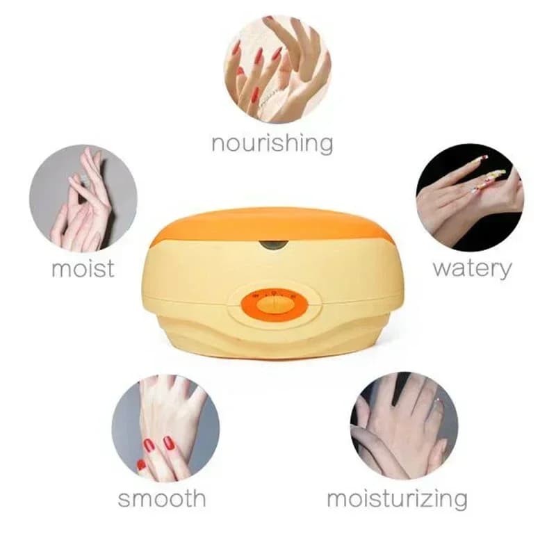 Machine à cire de paraffine pour les mains et les pieds, cire de paraffine, lavande, hydrate et apaise la peau sèche rapidement, bain de cire de paraffine à la maison