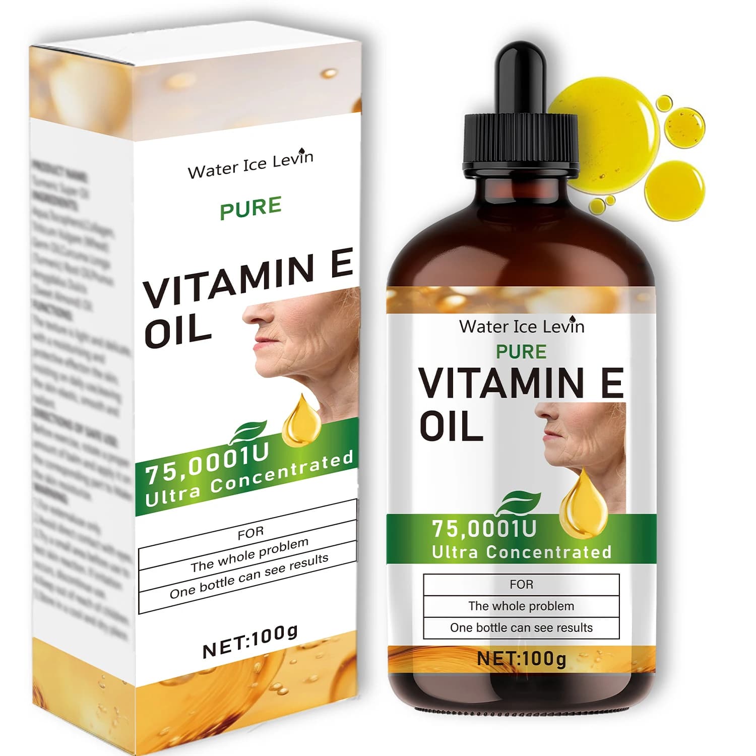 Huile essentielle naturelle de vitamine E