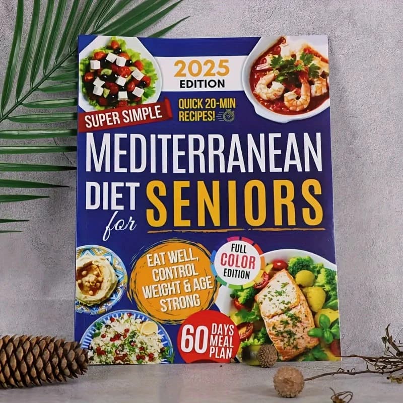 Nouveau livre de recettes de régime méditerranéen simple et facile pour les personnes âgées
