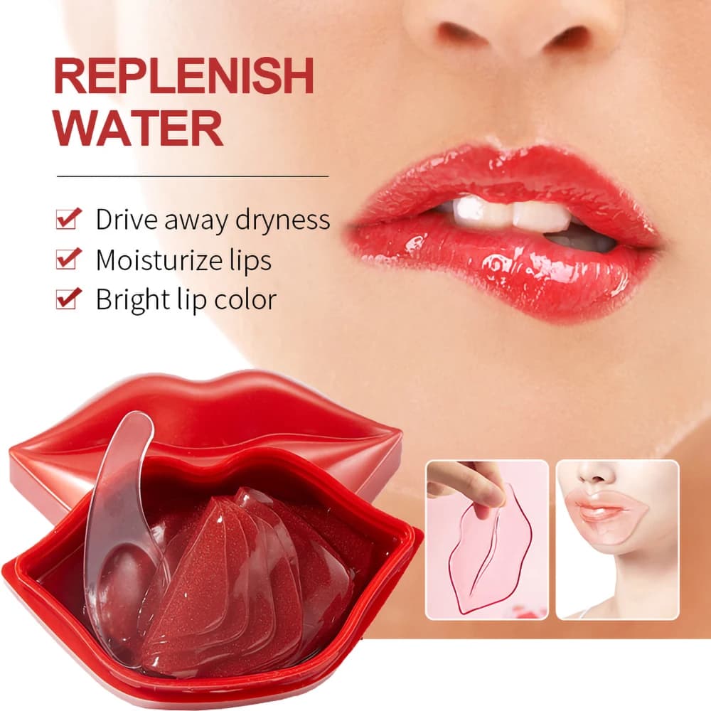 Masque pour les lèvres hydratant à la vitamine C aux fruits, réduction des rides, réparation des patchs pour les lèvres, masques de soins pour le visage, récréation des lèvres Sexy