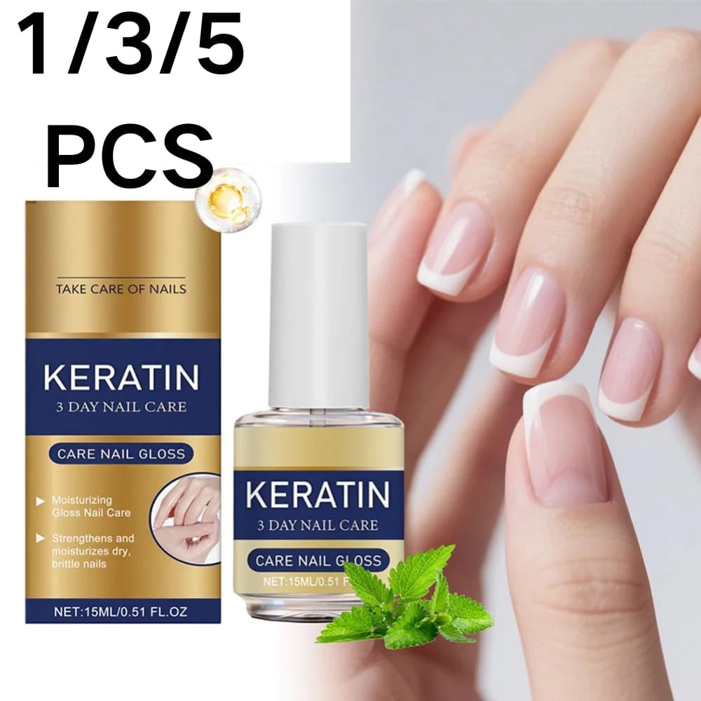 Huile Professionnelle Fortifiante pour Ongles – Anti-Casse Longue Durée, Répare les Ongles Abîmés, Prolonge la Durée de Vie des Ongles pour Femmes