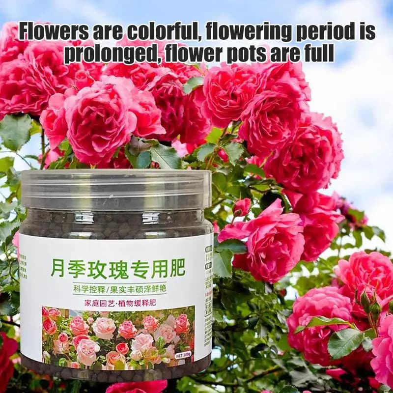 Rose Plant Food Navigateur de formule nutritionnelle, revêtement de technologie, fournitures professionnelles, 200g