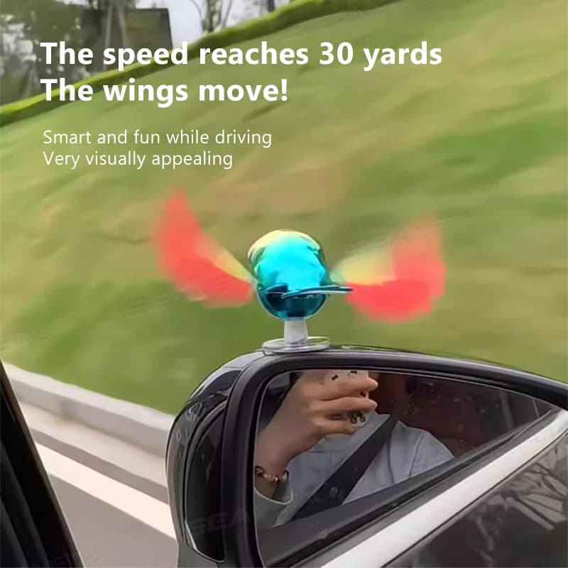 BLALION 2025 nouveau oiseau volant simulé voiture ornement aile peut balançer