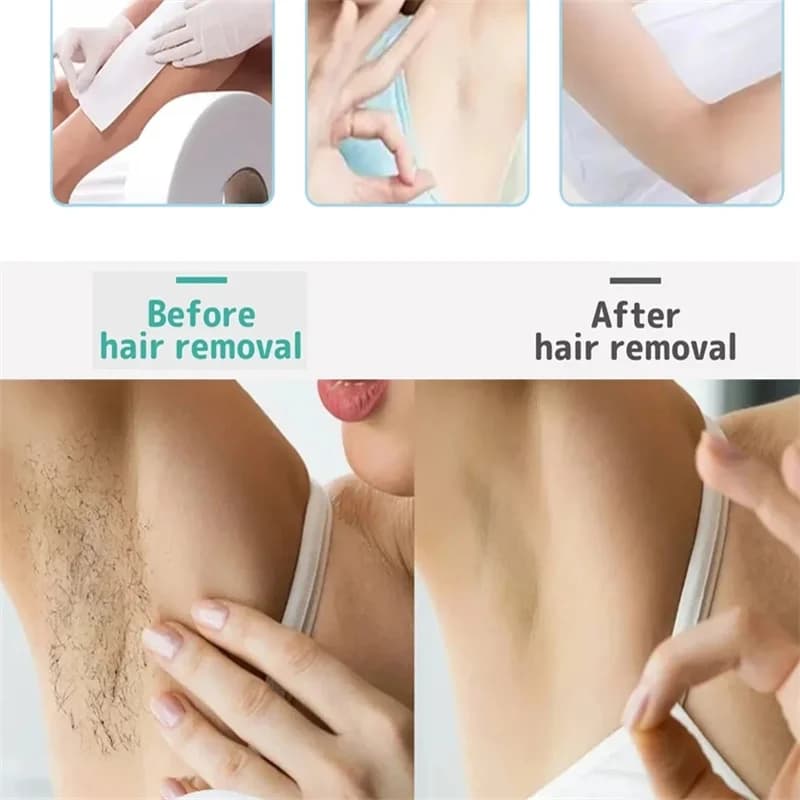1 rouleau 50m 100m bandes de cire non tissées pour épilation corps tissu cheveux enlever cire rouleaux de papier épilation épilateur Salon de beauté