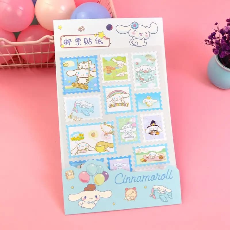 Ensemble d'autocollants Sanrio Cinnamoroll My Melody