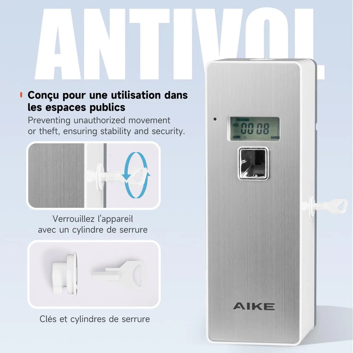 AIKE Diffuseur automatique de parfum de désodorisant avec écran