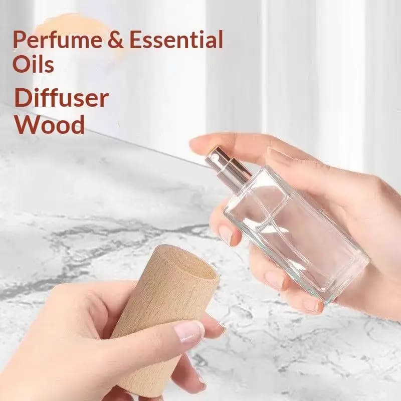 Diffuseur d'huiles essentielles sans flamme en bois, diffuseur d'aromathérapie, dispositif anti-moustiques