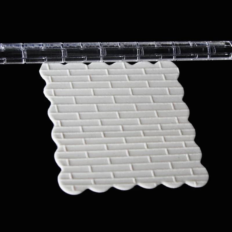 Rouleau à pâtisserie en acrylique conçu pour Impression de gâteau Fondant, rouleau à pâtisserie, accessoires de cuisine, outils de cuisson en gaufrage, 1 pièce