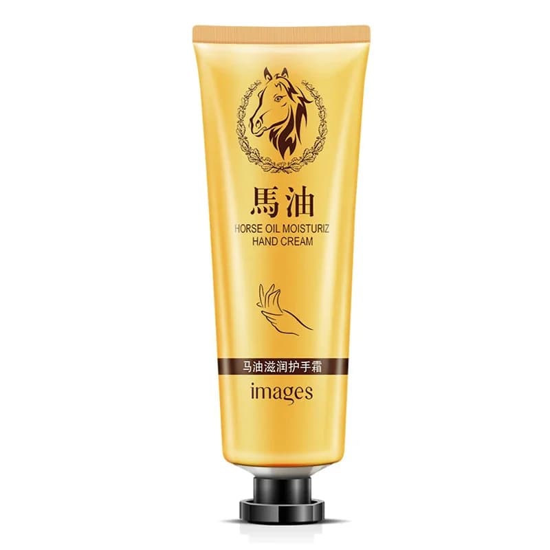 IMAGES huile de cheval crème hydratante pour les mains pommade