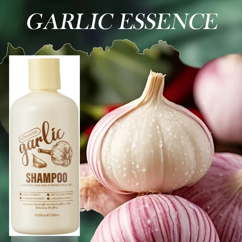 Shampoing nettoyant anti-acariens à l'ail