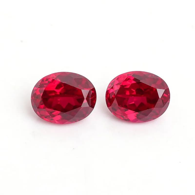 Belle pierre de rubis ovale facettée de 13x18,0 mm, 16,0 ct, testée au UV, pour la fabrication de bijoux, la collection ou la sertissage.