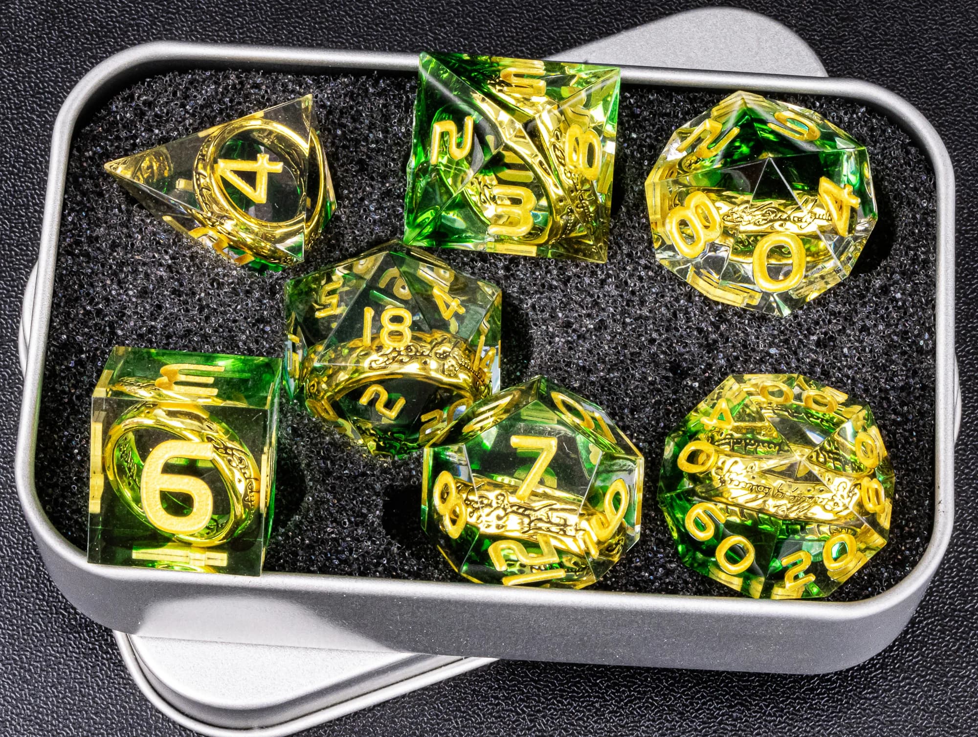Dés de jeu Magic Lord Rings DND