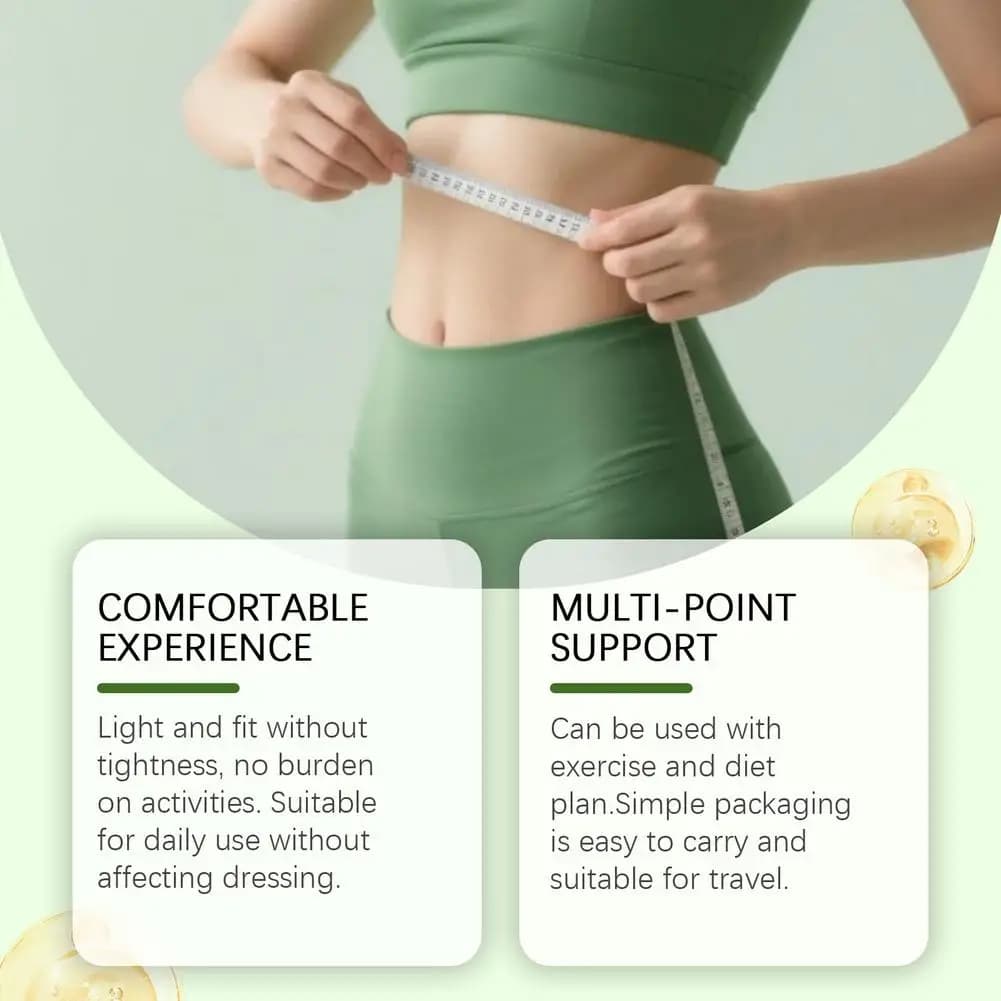 Patch Nano Microneedle 10-en-1 pour la Gestion du Poids et de la Graisse, Soin Corporel Amincissant Ventre Plat, Soutien NAD+ Moringa Berberine AMPK