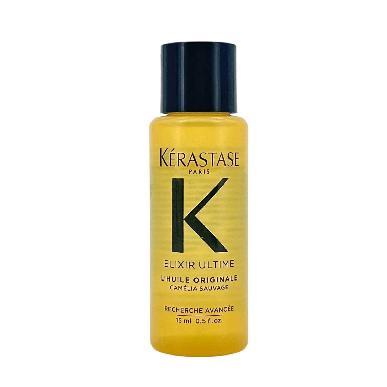 Kerastase Elixir Ultime huile capillaire camélia 15 ml, sérum capillaire original pour femmes/hommes, traitement de soin capillaire