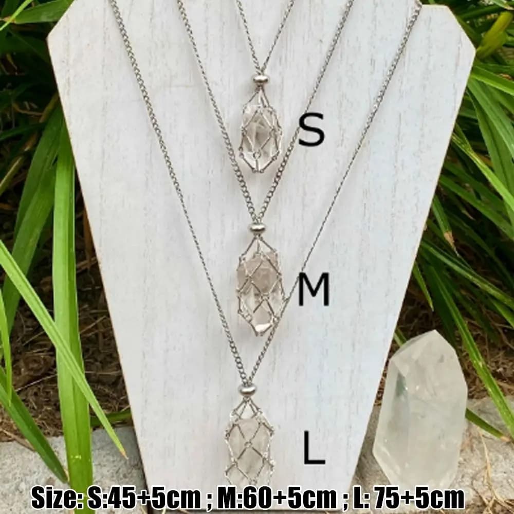 Porte-Documents en Argent et Or, Collier en Clip, Filet en Métal, Porte-Pierre, Bijoux, Cadeau, JOPresidence