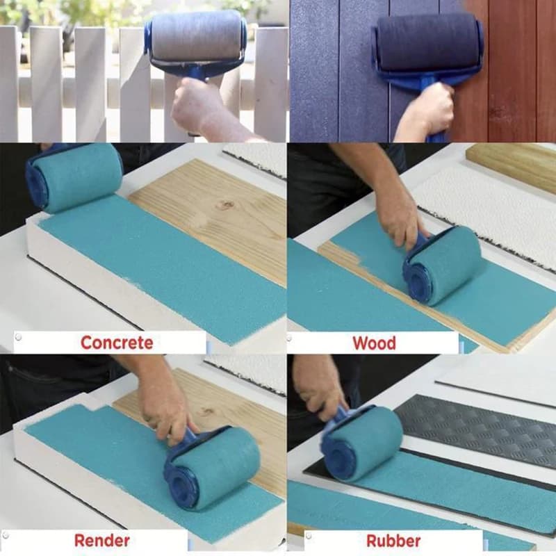 8 pièce/ensemble rouleau de peinture multifonctionnel brosse d'angle poignée outils rouleau de peinture murale bricolage ménage facile à utiliser pinceaux de peinture