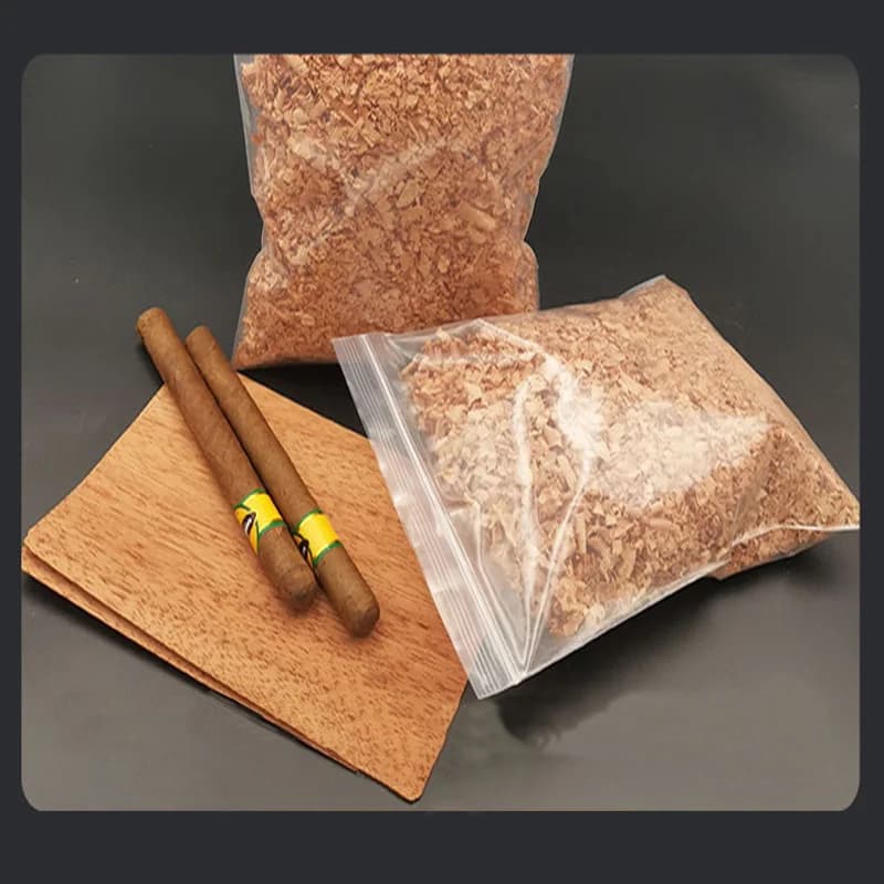 Copeaux de bois de cèdre espagnol, placage de papier de cèdre pour boîte à cigares, résistant à l'humidité, anti-moisissure, aromatique, accessoires pour humidor, outils pour cigares