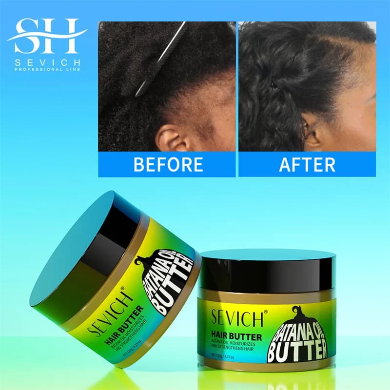 SEVICH 4.23oz huile de Batana beurre 120g huile de Batana Pure pour la croissance des cheveux traitement de la perte de cheveux Anti-rupture masque capillaire pour hommes et femmes
