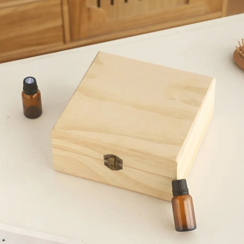 Nouvelle boîte de rangement d'huiles essentielles en bois 12/15/16/25 fentes, mallette de transport d'huiles essentielles Durable, organisateur d'huiles essentielles, usage domestique