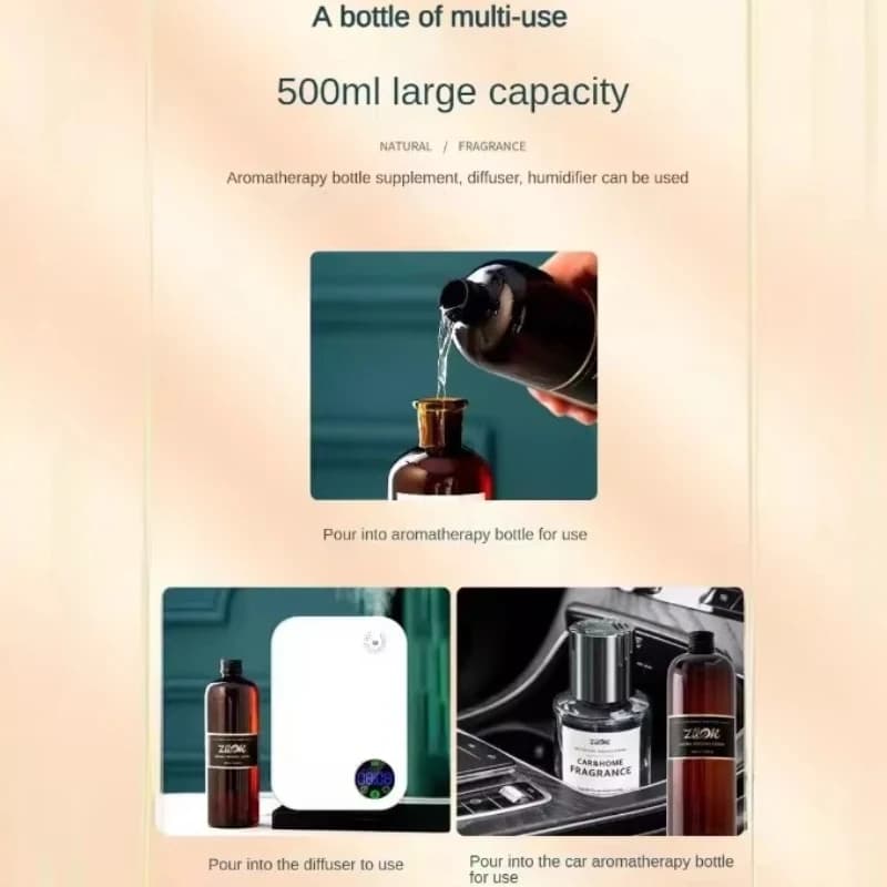 Huile essentielle de parfum de maison, 500ml, déodorant d'aromathérapie longue durée pour hôtel Hilton, pour salon, chambre à coucher, toilettes d'hôtel