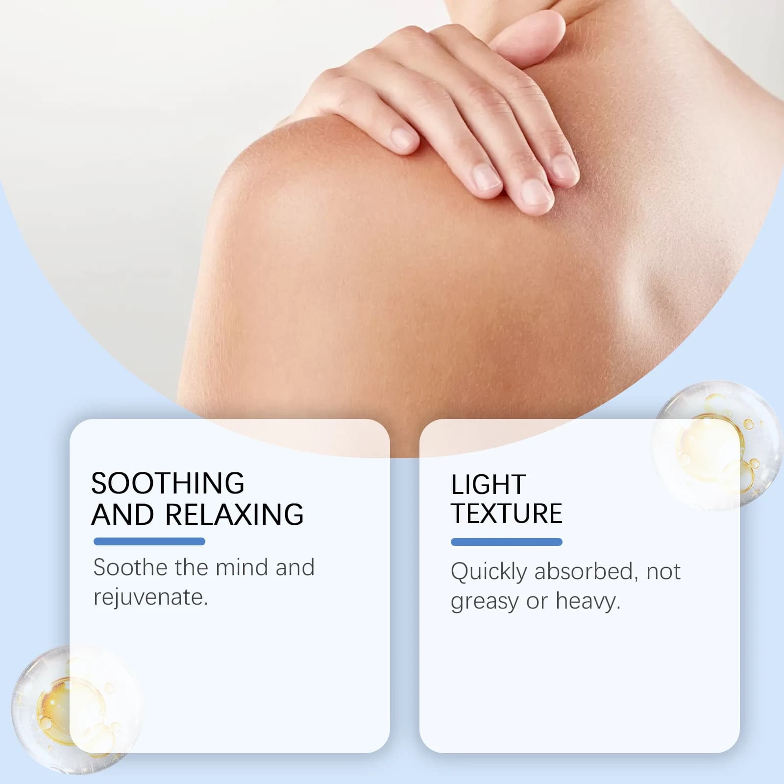 Huile de Massage au Lotus bleu anti-Stress