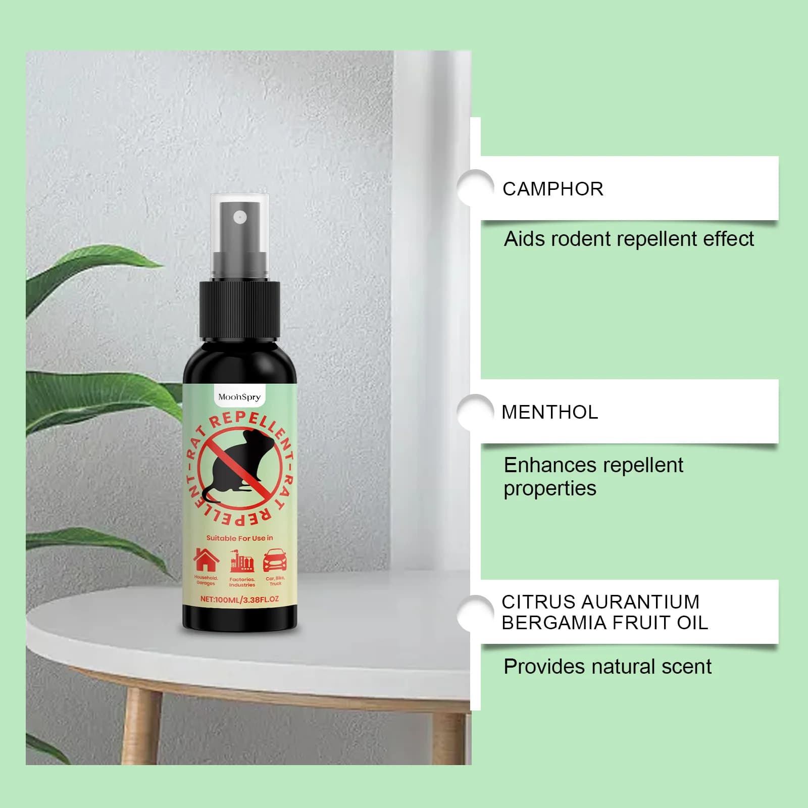 Spray répulsif pour souris