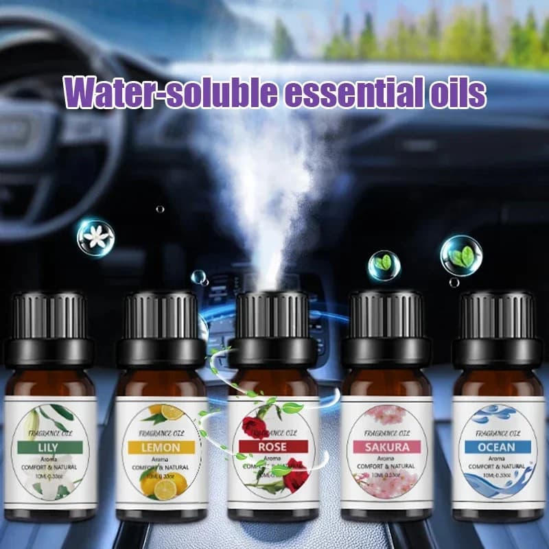 Huile essentielle végétale naturelle pour voiture, 10ml, pour désodorisant, diffuseur, humidificateur, recharge de parfum, arôme pour accessoires automobiles
