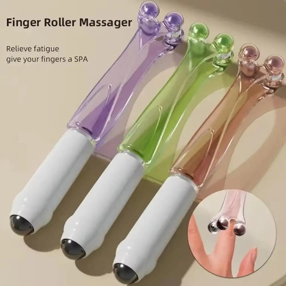 Rouleau de massage pour les doigts, améliore la circulation, soulage l'arthrite, le stress et la fatigue des mains et des paumes, outil de massage pour les doigts, les mains et les paumes
